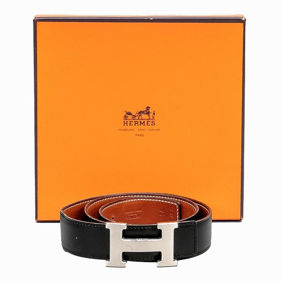 Hermès H Belt Buckle and Reversible Leather Strap - Picture 1 of 7